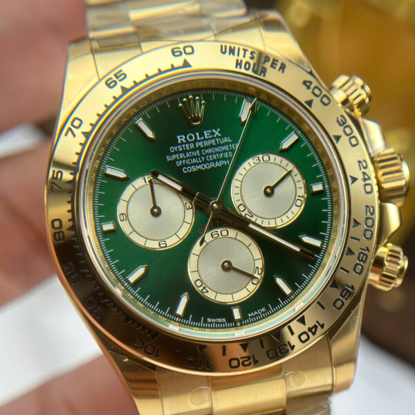 Đồng hồ Rolex Cosmograph Daytona 126508 Replica 11 mặt xanh lá cây xưởng THB 40mm (1)