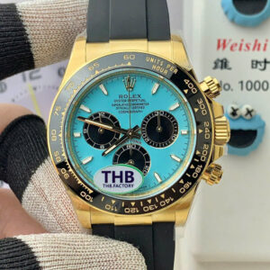 Đồng hồ Rolex Cosmograph Daytona 126518LN Replica 11 mặt xanh ngọc lam xưởng THB 40mm (2)