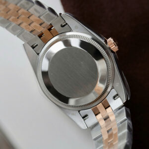 Đồng hồ Rolex DateJust Replica 11 nữ mặt nâu cọc số dạ quang nhà máy GS 31mm (2)