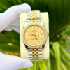 Đồng hồ Rolex Datejust ZF nam demi đính đá máy cơ Nhật fake cao cấp 41mm