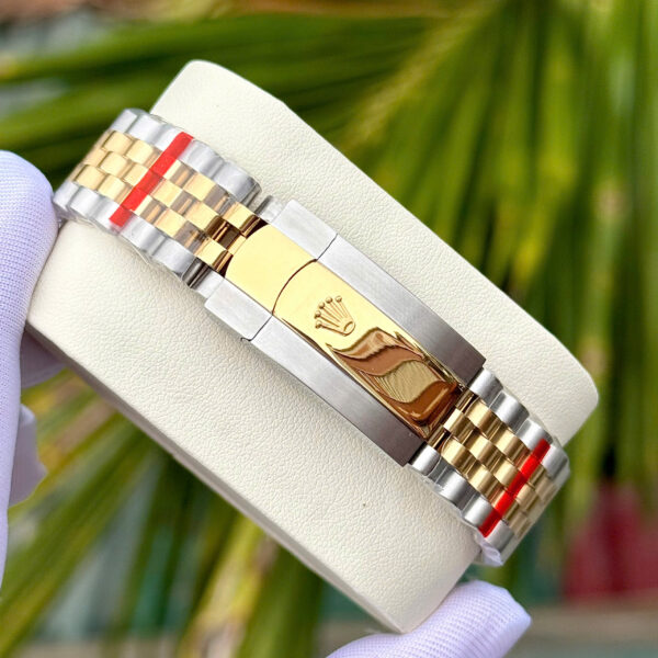 Đồng hồ Rolex Datejust ZF nam demi đính đá máy cơ Nhật fake cao cấp 41mm