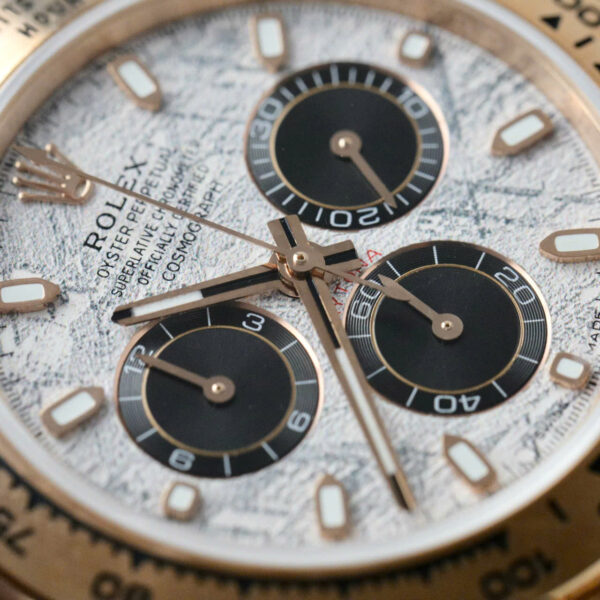 Đồng hồ Rolex Daytona Fake 1 1 mặt thiên thạch mạ vàng hồng 40mm (2)