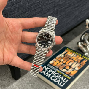 Đồng hồ Rolex nam Rep 11 DateJust 126234 cao cấp nhất mặt số đen nhà máy VS 36mm (3)