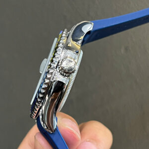 Đồng hồ Rolex nam Submariner xanh blue đính đá 7 màu fake 11 40mm