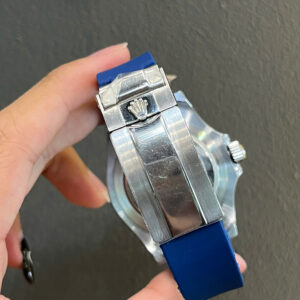 Đồng hồ Rolex nam Submariner xanh blue đính đá 7 màu fake 11 40mm