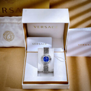 Đồng Hồ Nữ Versace Eon Pour Femmes mặt xanh blue like auth 34mm