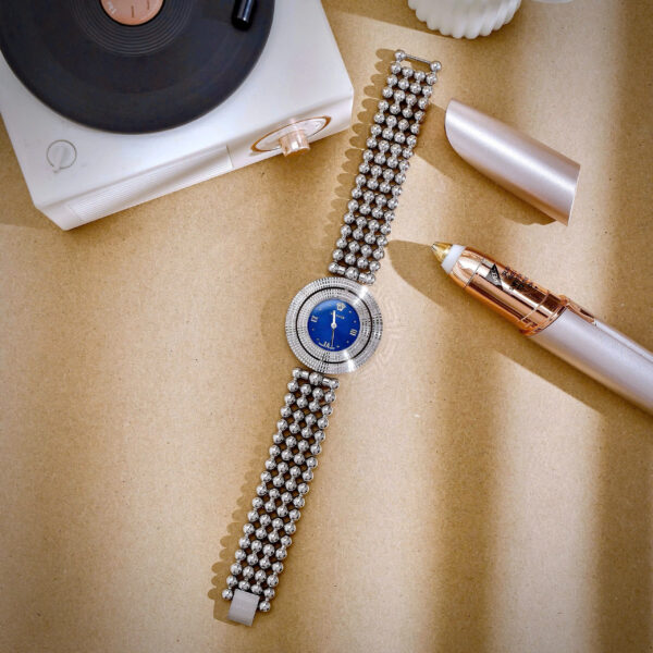 Đồng Hồ Nữ Versace Eon Pour Femmes mặt xanh blue like auth 34mm