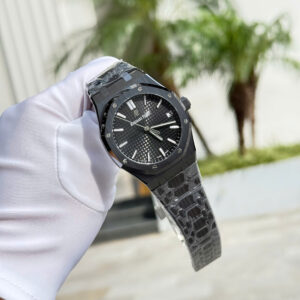Đồng hồ Audemars Piguet 15500 Rep 11 vỏ gốm đen xưởng APS 41mm (2)