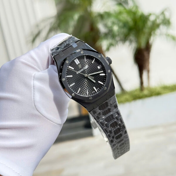 Đồng hồ Audemars Piguet 15500 Rep 11 vỏ gốm đen xưởng APS 41mm (2)