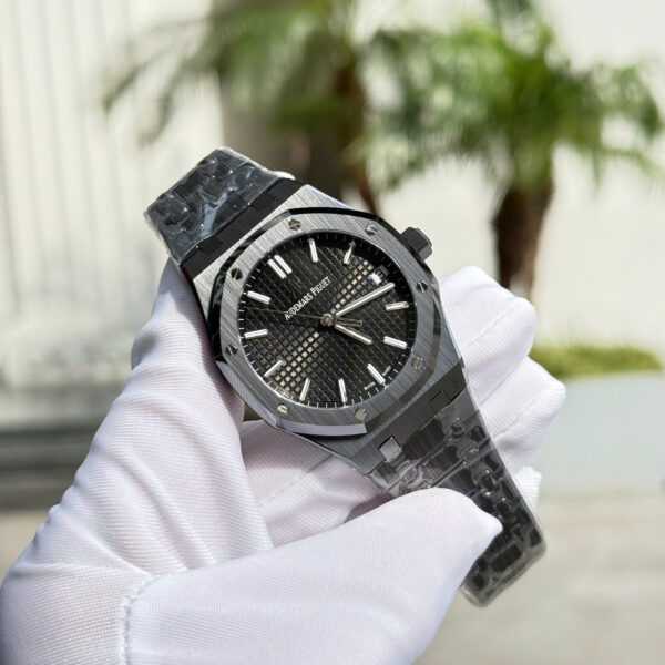 Đồng hồ Audemars Piguet 15500 Rep 11 vỏ gốm đen xưởng APS 41mm (2)