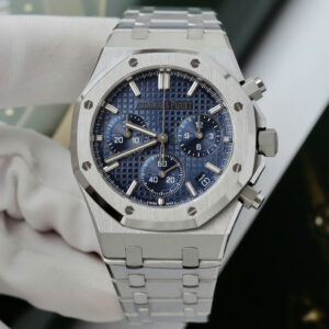 Đồng hồ Audemars Piguet Rep 11 Royal Oak 26240ST mặt xanh blue máy mỏng chuẩn auth 41mm (2)