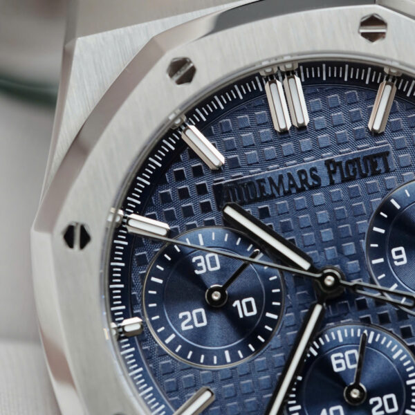 Đồng hồ Audemars Piguet Rep 11 Royal Oak 26240ST mặt xanh blue máy mỏng chuẩn auth 41mm (2)