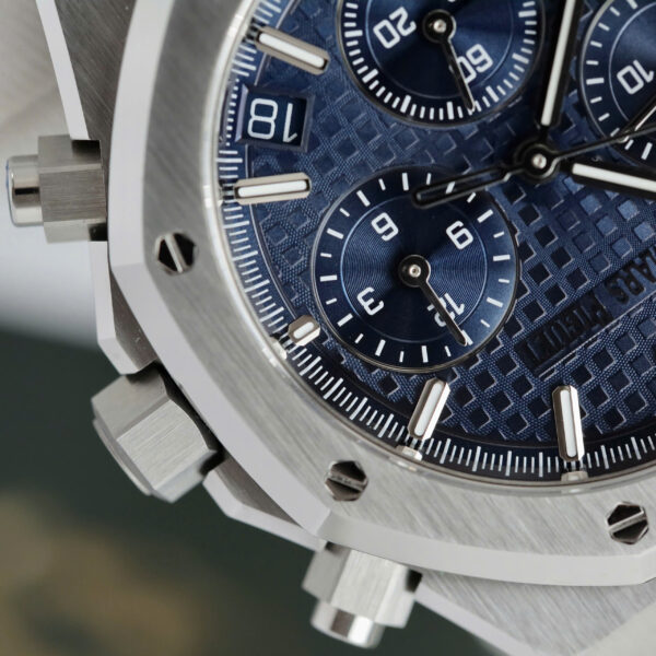 Đồng hồ Audemars Piguet Rep 11 Royal Oak 26240ST mặt xanh blue máy mỏng chuẩn auth 41mm (2)