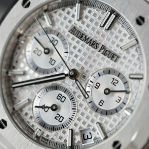 Đồng hồ Audemars Piguet Rep 11 Royal Oak Chronograph 26240 mặt trắng dây kim loại nhà máy APS 41mm (2)