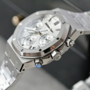Đồng hồ Audemars Piguet Rep 11 Royal Oak Chronograph 26240 mặt trắng dây kim loại nhà máy APS 41mm (2)