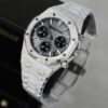 Đồng hồ Audemars Piguet Replica 11 Royal Oak Chronograph Frosted Gold 26240 mặt xám dây kim loại nhà máy APS 41mm (2)