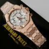 Đồng hồ Audemars Piguet mặt trắng Rep 11 Royal Oak Chronograph 26240 mạ vàng hồng xưởng APS 41mm (2)