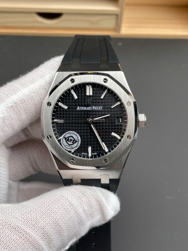 Đồng hồ Audemars Piguet nam dây cao su Royal Oak 15500ST Replica 11 xưởng APS 41mm (1)