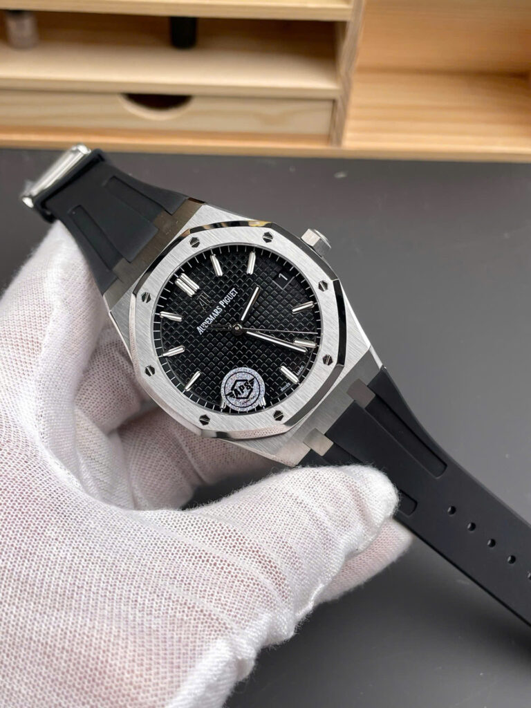 Đồng hồ Audemars Piguet nam dây cao su Royal Oak 15500ST Replica 11 xưởng APS 41mm (1)
