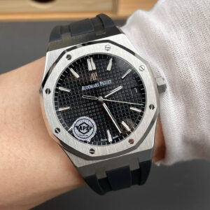 Đồng hồ Audemars Piguet nam dây cao su Royal Oak 15500ST Replica 11 xưởng APS 41mm (1)