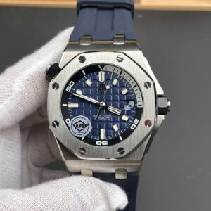 Đồng hồ Audemars Piguet nam rep 11 Royal Oak Offshore 15720ST màu xanh dương xưởng APS 42mm (2)