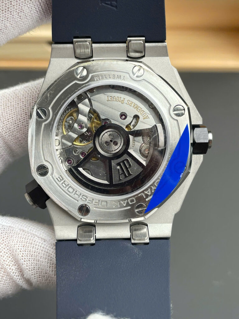 Đồng hồ Audemars Piguet nam rep 11 Royal Oak Offshore 15720ST màu xanh dương xưởng APS 42mm (9)