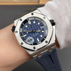 Đồng hồ Audemars Piguet nam rep 11 Royal Oak Offshore 15720ST màu xanh dương xưởng APS 42mm (2)