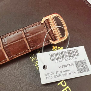 Đồng hồ Cartier Bleu De nam mặt nâu chocolate 2 bản dây da và dây kim loại fake 11 40mm