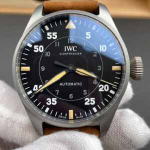 Đồng hồ IWC nam dây da màu nâu Big Pilot's Spitfire IW329701 Replica cao cấp nhất 43mm (9)