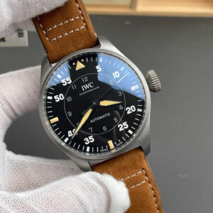 Đồng hồ IWC nam dây da màu nâu Big Pilot's Spitfire IW329701 Replica cao cấp nhất 43mm (9)