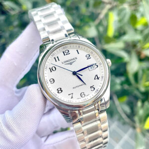 Đồng hồ Longines Master mặt trắng cọc số học trò máy ZF nhật fake 11 38.5mm