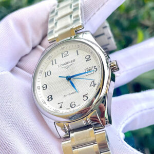 Đồng hồ Longines Master mặt trắng cọc số học trò máy ZF nhật fake 11 38.5mm