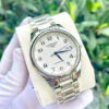 Đồng hồ Longines Master mặt trắng cọc số học trò máy ZF nhật fake 11 38.5mm
