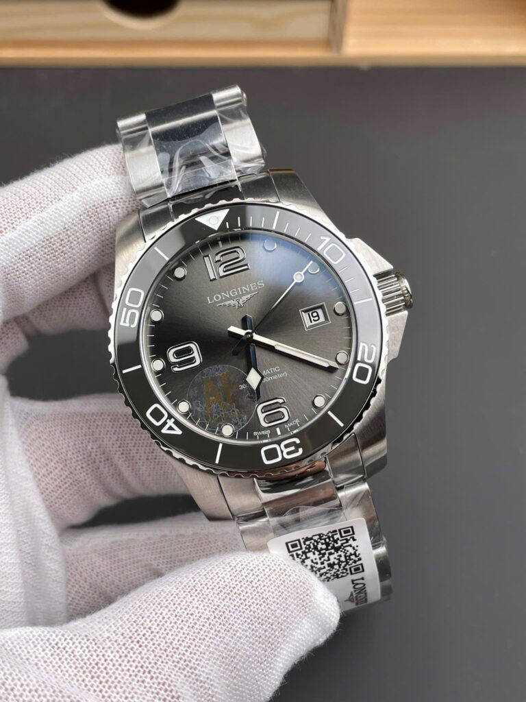 Đồng hồ Longines nam dây thép HydroConquest máy cơ Thuỵ Sỹ Rep cao cấp 43mm (3)