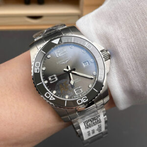 Đồng hồ Longines nam dây thép HydroConquest máy cơ Thuỵ Sỹ Rep cao cấp 43mm (9)