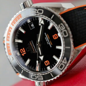 Đồng hồ Omega Planet Ocean 600M Rep 11 dây cao su nhà máy VS 43 (1)