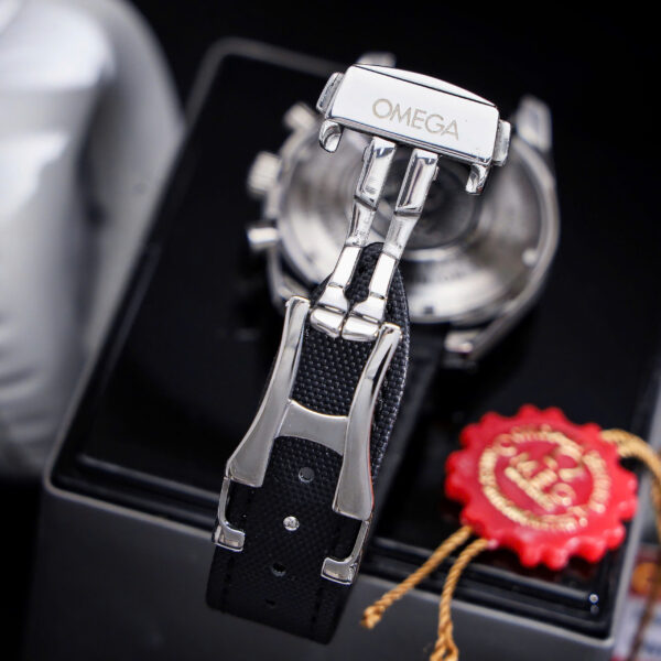 Đồng hồ Omega Speedmaster nam dây vải máy pin nhật fake cao cấp 43mm