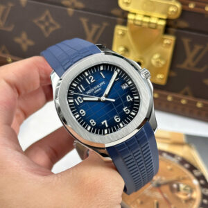 Đồng hồ Patek Philippe Aquanaut 5168 chế tác màu xanh blue tinh chỉnh full chi tiết chuẩn auth 42 (2)