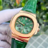 Đồng hồ Patek Philippe Nautilus 5712 king gold mặt xanh green fake cao cấp 40mm