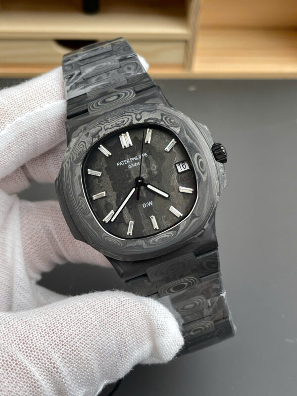 Đồng hồ Patek Philippe Rep 11 Natilus 5711 DIW Carbon máy cơ Thuỵ Sỹ Automatic 40mm (9)