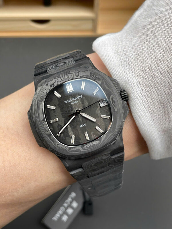 Đồng hồ Patek Philippe Rep 11 Natilus 5711 DIW Carbon máy cơ Thuỵ Sỹ Automatic 40mm (9)