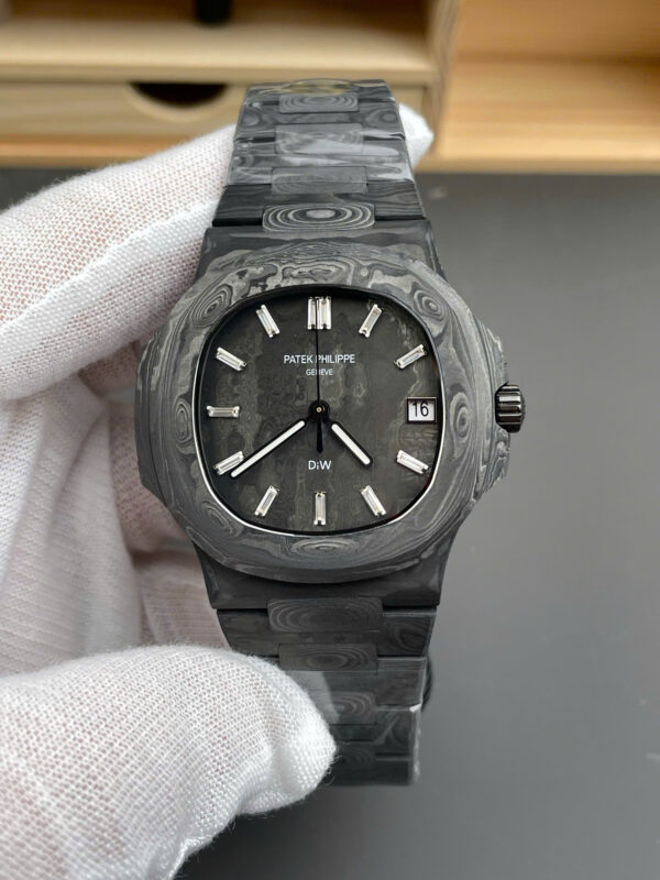 Đồng hồ Patek Philippe Rep 11 Natilus 5711 DIW Carbon máy cơ Thuỵ Sỹ Automatic 40mm (9)