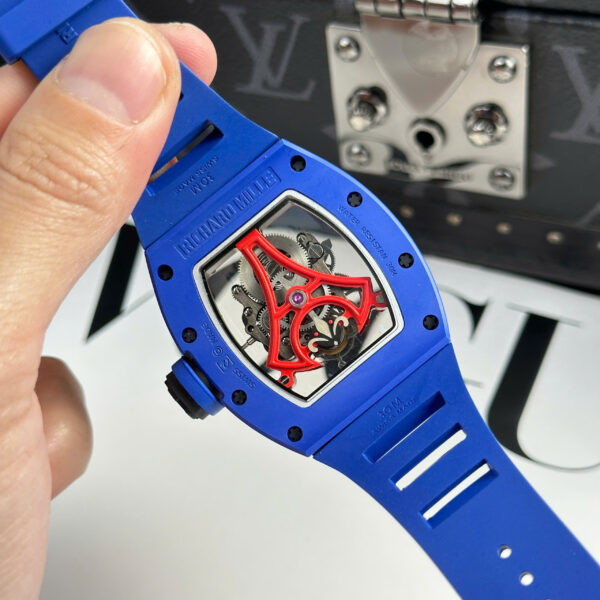 Đồng hồ Richard Mille Chế Tác RM52-03 Paris Saint-Germain vỏ gốm xanh blue 42 (2)
