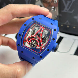 Đồng hồ Richard Mille Chế Tác RM52-03 Paris Saint-Germain vỏ gốm xanh blue 42 (2)