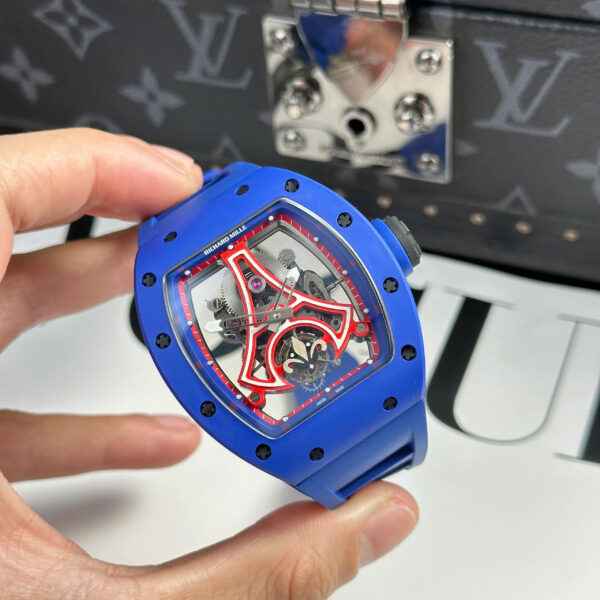 Đồng hồ Richard Mille Chế Tác RM52-03 Paris Saint-Germain vỏ gốm xanh blue 42 (2)