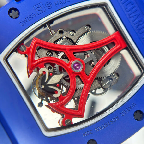Đồng hồ Richard Mille Chế Tác RM52-03 Paris Saint-Germain vỏ gốm xanh blue 42 (2)