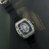 Đồng hồ Richard Mille RM052 Skull Replica 11 bộ chuyển động tourbillon dây cao su 43mm (1)
