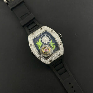Đồng hồ Richard Mille RM19-02 Replica 11 bộ máy cơ tự động dây cao su 44mm (2)