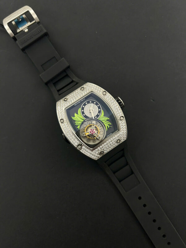 Đồng hồ Richard Mille RM19-02 Replica 11 bộ máy cơ tự động dây cao su 44mm (2)
