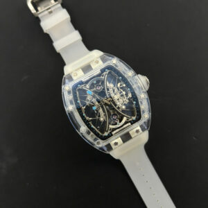 Đồng hồ Richard Mille RM53-02 Rep 11 bộ máy tourbillon vỏ sapphire trắng 43mm (2)
